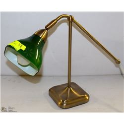 GREEN SHADE DESK LAMP