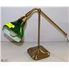 Image 1 : GREEN SHADE DESK LAMP