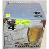 Image 1 : LIBBEY 4PC FOOTBALL SHAPED GLASSES