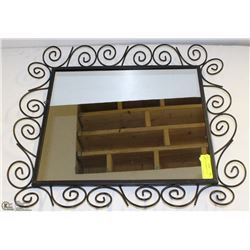 FANCY METAL MIRROR 21 X 24