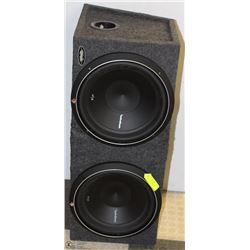 ROCKFORD FOSGATE DUEL 12" SUBWOOFER SYSTEM