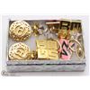 Image 1 : BOX OF VINTAGE CLIP ON EARRINGS