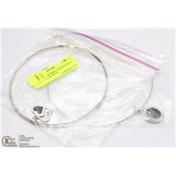 LOT W/ LARGE WIRE CHOKER WITH LARGE BLACK ONYX