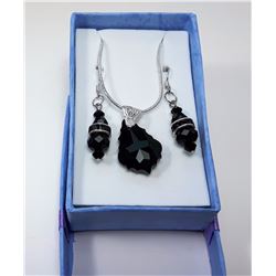 #19 - BLACK SWAROVSKI CRYSTAL SET