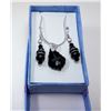 Image 1 : #19 - BLACK SWAROVSKI CRYSTAL SET