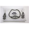 Image 1 : #16 - VINTAGE SUITE OF RHINESTONE JEWELRY