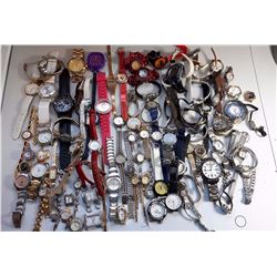 #1 - HUGE LOT OF WATCHES & PARTS