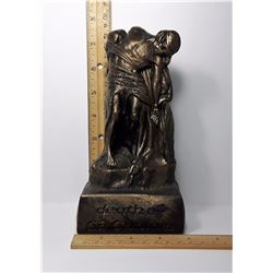 #4 - BRONZED PLASTER  FIGURE