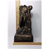 Image 1 : #4 - BRONZED PLASTER  FIGURE