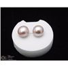 Image 1 : 156-FRESH WATER PEARL EARRINGS .925 STERLING