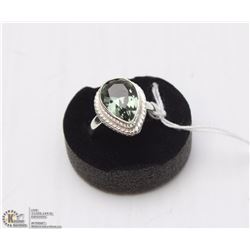 135-OLIVE TOURMALINE GEMSTONE RING