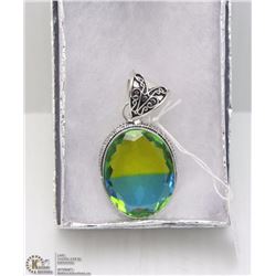 122-BI-COLOR TOURMALINE PENDANT
