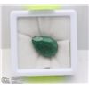 Image 1 : 12-NATURAL GREEN EMERALD 15CT