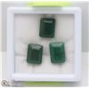 Image 1 : 17-NATURAL GREEN EMERALD 16.5CT