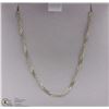 Image 1 : .925 SILVER TWIST NECKLACE - 20" CHAIN