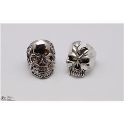 LOT OF 2 BIKER RINGS
