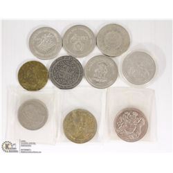 COLLECTION OF 10 ESTATE COINS