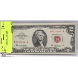 1963 USA $2 DOLLAR BILL