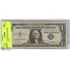 Image 1 : 1957 USA $1 DOLLAR SILVER CERTIFICATE