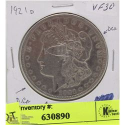 US 1921 MORGAN DOLLAR
