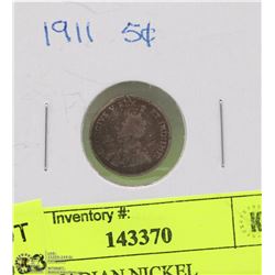 1911 CANADIAN NICKEL
