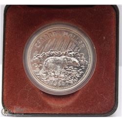 RCM 1980 CANADIAN POLAR BEAR DOLLAR COIN