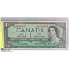 Image 1 : 1954 CANADIAN $1.00 BANK NOTE