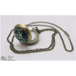 DOCTOR WHO BRASS COLOR POCKET WATCH