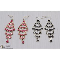 LOT WITH 2 NEW FASHION EARRINGS