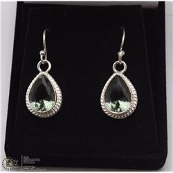 133-OLIVE TOURMALINE GEMSTONE EARRINGS