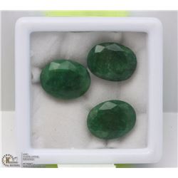 3- NATURAL GREEN EMERALD 24.5CT