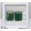 Image 1 : 19-NATURAL GREEN EMERALD 19.5CT