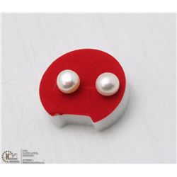 158-FRESH WATER PEARL EARRINGS .925 STERLING