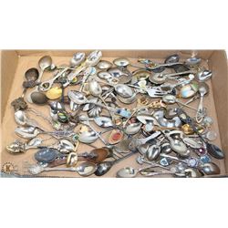 FLAT OF COLLECTOR SPOONS