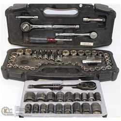 TWO COMPLETE HUSKY SOCKET SETS