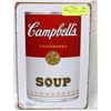 Image 1 : VINTAGE STYLE METAL CAMPBELL'S SOUP SIGN