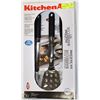 Image 1 : NEW KITCHEN AID LARGE 3 PIECE BBQ TOOL SET