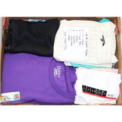 FLAT OF SMALL/XS LADIES CLOTHES INCL 5 TSHIRTS, 4