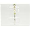 Image 3 : #3-STERLING SILVER PERIDOT BRACELET