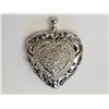 Image 1 : #9-STERLING SILVER DIAMOND (0.25CT) HEART