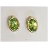 Image 1 : #18-14K YELLOW GOLD PERIDOT (1.60CT) OVAL