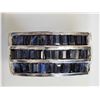 Image 1 : #19-STERLING SILVER SAPPHIRE (2.01CT) RING
