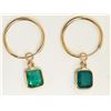 Image 1 : #20-14KT YELLOW GOLD EMERALD (1.90CT) AND