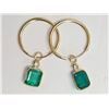 Image 2 : #20-14KT YELLOW GOLD EMERALD (1.90CT) AND