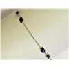 Image 1 : #23-14KT WHITE GOLD SAPPHIRE (2.10CT) BRACELET
