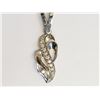 Image 1 : #29-10KT WHITE GOLD DIAMOND (0.12CT) PENDANT