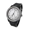 Image 3 : #30-DKNY BLACK PLASTIC BAND, SILVER DIAL LADIES
