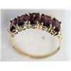 Image 1 : #34-10KT YELLOW GOLD GARNET (2.94CT) RINGS