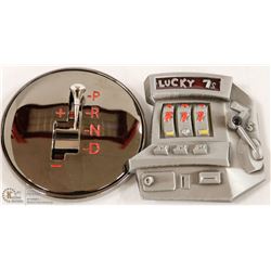 LOT OF 2 BELT BUCKLES