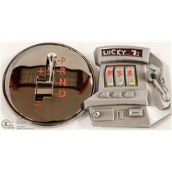 LOT OF 2 BELT BUCKLES